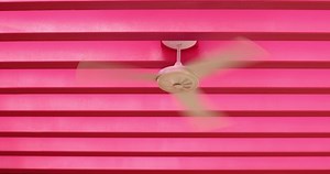 Fan Ventilator On Ceiling Pink Colorful Stock Footage Video (100% Royalty-free) 1032066539 | Shutterstock