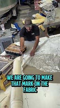 How we turn a plastic pattern into a full yacht weather enclosure (Osman explains step by step)