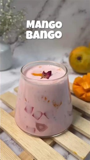 Mango Bango Dessert 😋 ! 5-Minute Easy Mango Recipe | No Bake Summer Special #shorts #mangodessert