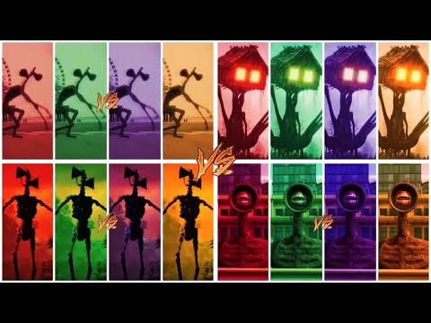 SIREN HEAD - COFFIN DANCE & COLOR FULL SIRENHEADS BATTLE 42