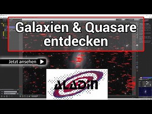 Aladin Sky Atlas und Simbad - Galaxien / Quasare und DeepSky Objekte in den Bildern identifizieren