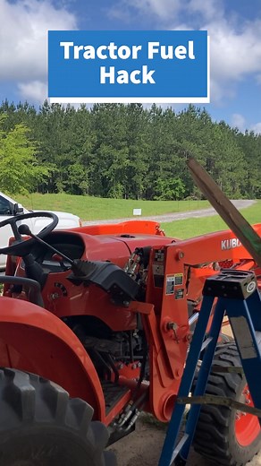 Hate Filling Your Tractor With Diesel Fuel? Try This Hack. #gas #hack #easy | Piney Grove Homestead and Mini Farm