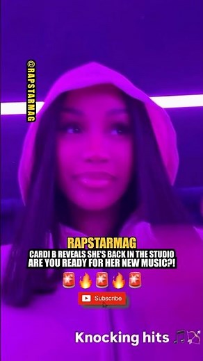 🚨 CARDI B BACK IN THE STUDIO! New Music Alert 👀🔥