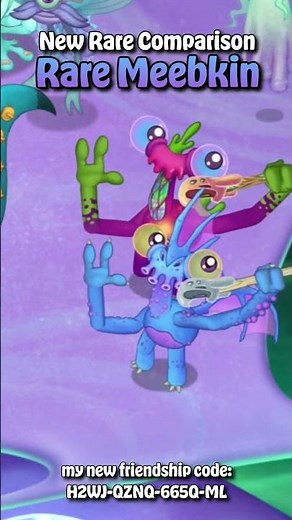 New Monster: Rare Meebkin - All Sounds And Animations | My Singing Monsters