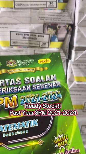 Past Year SPM Exam Preparation Books 2021-2024
