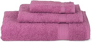 TowelSelections Soft and Absorbent Towels Cotton for Bathroom Hotel Shower Spa Gym, Bath Towel, Hand Towel, 2 Washcloth, 4 Piece Set Crocus