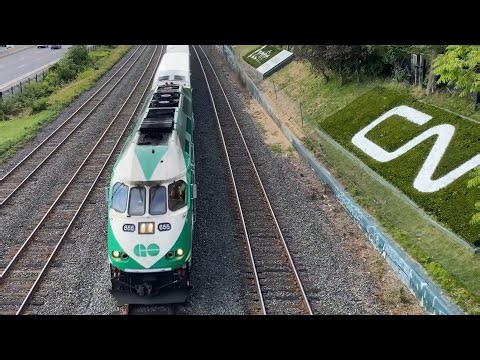 GO TRAIN ACTION #toronto #railfanning #gotrain