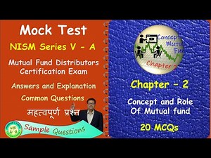 NISM Series VA I Mock Test I Chapter 2 I Mutual Fund Distributors Certification Exam Preparation