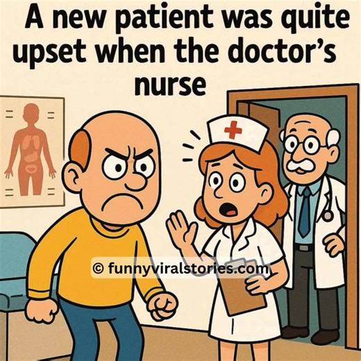 2.7K views | A new patient was quite upset when the doctor’s nurse ... Brilliant continuation in the first comment  | Funny Stories & More | Facebook