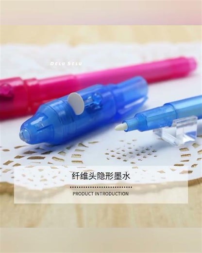Luminous Light Pen Magic Purple 2 In 1 #trending #aliexpress #uvpen