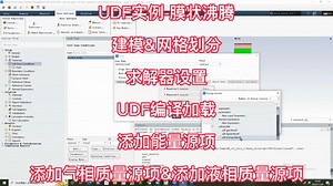 #UDF编译加载#UDM数量设置#添加能量源项和质量源项
