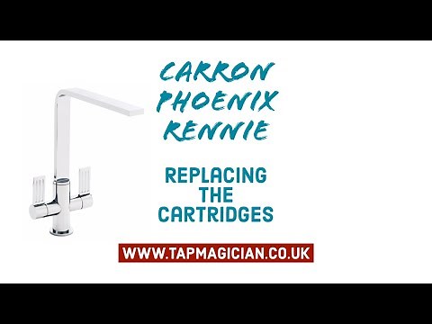 PARTS FROM ‪@tapmagician‬ Carron Phoenix Rennie How to replace ceramic cartridge, repair leaking tap
