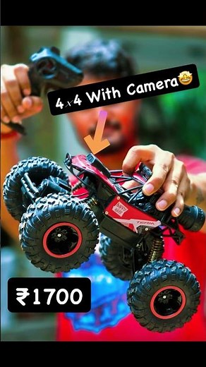 Remote control car with Camera😱 MOKA 4X4 Unboxing🎁 #rc #remotecontrolcar #shorts #viral #rccars
