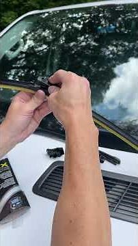 Easily change wipers on Ford Transit van: No special tools required.