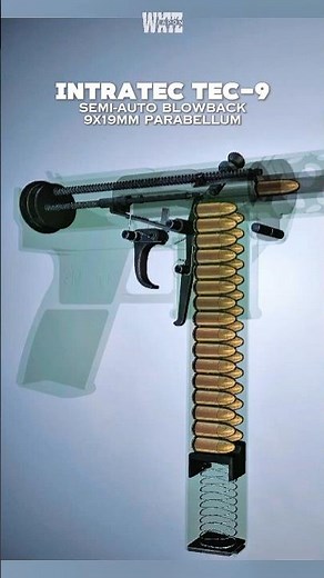 Intratec TEC-9 Blowback Action in 3D!