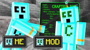 19K views · 416 reactions | Turning myself into an ACTUAL Minecraft Mod | Craftee | Facebook