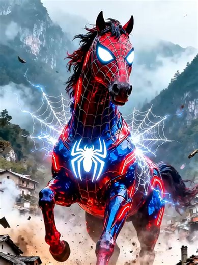 Amazing Horse Superhero Combination