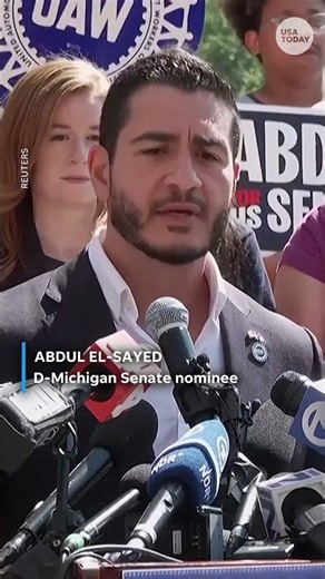 Trump unleashes on MI Democratic Senate candidate El-Sayed