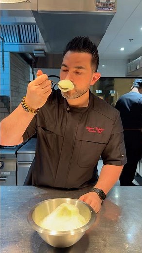 Fresh Basil Foam light ,aromatic & modern for fine dinning gourmet dishes #basilfoam #chefskills