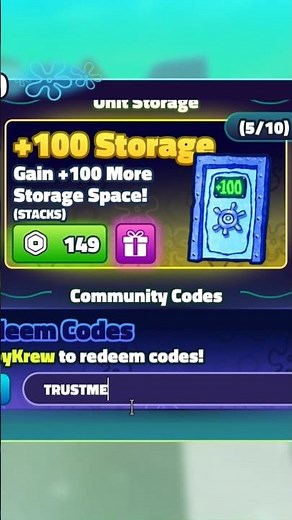 NEW CODE SPONGEBOB TOWER DEFEND #shorts #spongebobtowerdefend #roblox #gaming #newcode