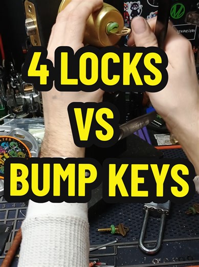 BUMP KEYS UNLOCK YOUR DOOR #bumpkey #shorts #tiktok #locksmith #lockpicking