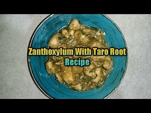 Zanthoxylum Leaves With Taro Root Recipe|Mecheng Khari Jaba|Without Oil|Achik Cultural Cooking