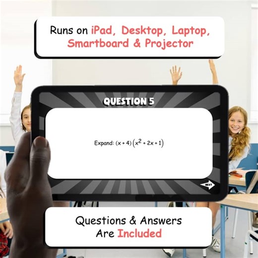 Multiplying Monomials & Polynomials BUMP Math Game - No Prep Algebra 1 Review