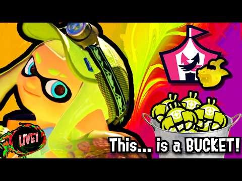 Only Crab Tanks For THIS CHALLENGE! | Splatoon 3 Bucket Of Crabs Challenge [🔴LIVE]