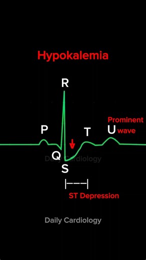 ECG changes in Electrolyte abnormalities (Hypocalcaemia, Hypercalcaemia, Hypokalemia, Hyperkalemia)