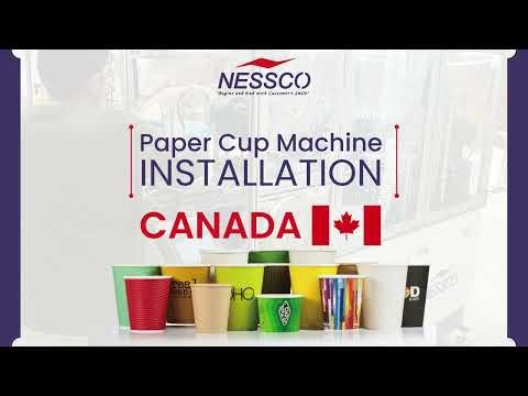 Canada’s Paper Cup Industry Boosted by our High Speed Machine Technology with auto collection