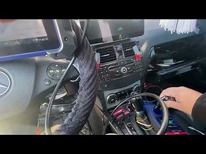 AUTEL IM608- MERCEDES C300 2008, ALL KEYS LOST,New key programming- turn on CC for english subtitles