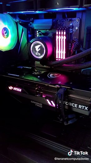High-End Gaming PC Setup with MSI GeForce RTX