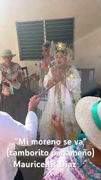 Tamborito santeño - Mi moreno se va - Música tradiciona de Panamá