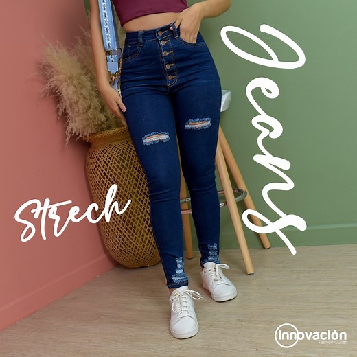 1.6M views · 50K reactions | Los mejores outfits los creas con nuestros jeans 殺 Jeans Strech: $40.000 Tallas: 6-8-10-12-14-16 Solicita tus pedidos a través de WhatsApp +57 300 8047105 . . #moda #tendencia #glamour #ropa #estilo #mayoristas #tiendaderopa  | Innovacion Fashion Outlet | Facebook