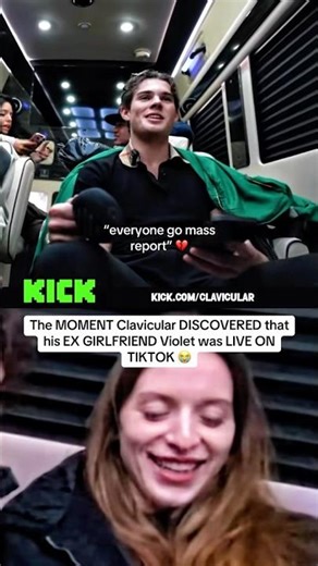 Clavicular DISCOVERED his EX GIRLFRIEND Violet was LIVE ON TIKTOK 😭 #clavicular #kickstreaming