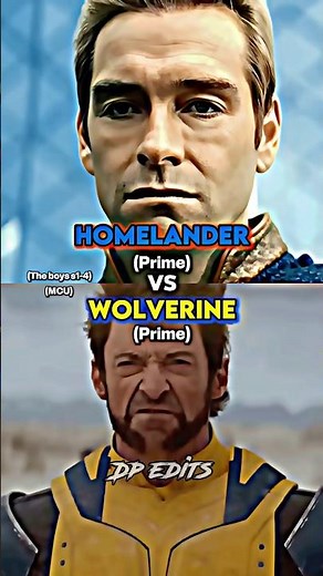 Homelander vs Wolverine #edit #theboys #mcu