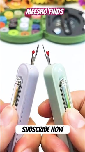 2-in-1 Needle Threader Tool 🧵 | Easy Sewing & Stitch Fix Tool