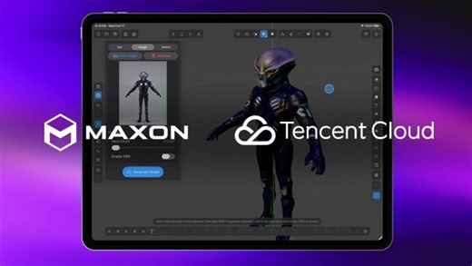 Maxon and Tencent Cloud integrate HY 3D