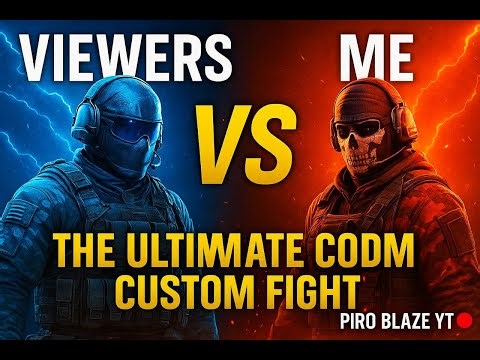 💣 Viewers vs Me – The Ultimate CODM Custom Fight!”