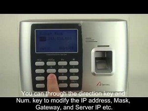 Anviz A300 Video Demo: TCP/IP Connection