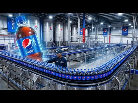 Inside the Pepsi Factory – Full Process of How Pepsi Is Made (Start to Finish)