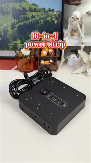🔌 Still using outdated outlets? Try this 16-in-1 surge protector with USB ports and transform your workstation in seconds! #HomeEssential #EssentialForHome #SurgeProtector #USBPorts #MultiOutlet#WorkstationUpgrade #DeskEssentials #BoostWorkEfficiency #HomeOffice #HomeLiving #usa_tiktok #tiktokmademebuyit #TikTokShopHolidayHaul #foryou #fyp #spotlightfinds #tiktokshoprestock #TikTokShopCyberMonday #spotlightfinds #TikTokHolidayHaul #NewYearShopping #NewYearSale #NewYearDeals #2026NewYearShopping