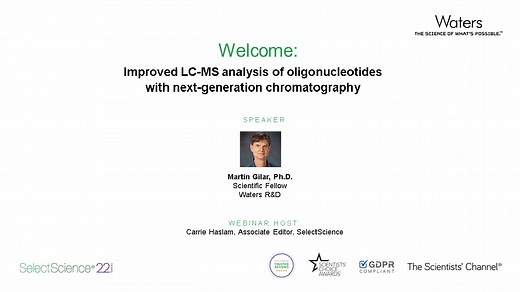 Improved LC-MS Analysis of Oligonucleotides with Next Generation Chromatography - Waters Videos