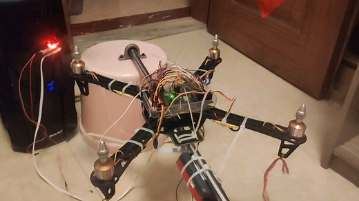 STM32-HAL库-MPU6050-自写代码-PID调试-开发F450无人机，单片机用的是F103和F401，无刷电机1400kv，30A电调，