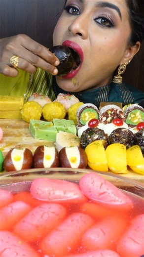 45K views · 22K reactions | Ashifa ASMR Eating Diwali Special Huge...