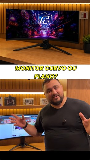 Monitor curvo vale a pena?