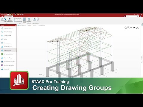 Creating Drawing Groups in the Steel AutoDrafter