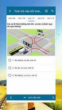 học lái xe , giải mẹo 200 câu lý thuyết hạng a1