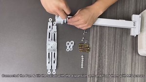 Adjustable Projector Ceiling/Wall Mount - 3-in-1 Universal Bracket for Projector Mounting, Universal Height Adjustable Mount Holder with Extension Pole