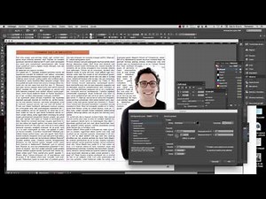 Manejo de contornos de textos en InDesign